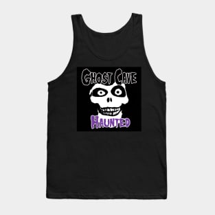 Ghost Cave Hatbox Skull Mask Tank Top